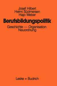 Vorderes Coverbild Berufsbildungspolitik