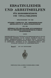 Vorderes Coverbild Ersatzglieder und Arbeitshilfen