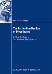 Vorderes Coverbild The Institutionalization of Divestitures