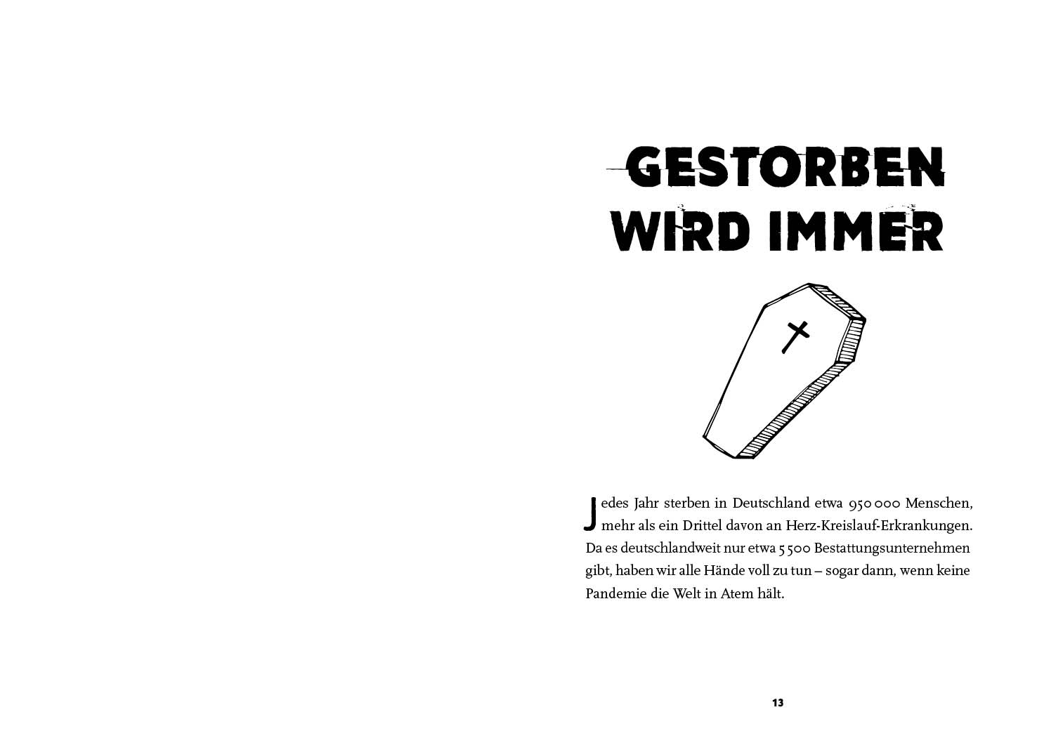Beispielinhalt (Bild) Wenn der Tod kommt, ist Sense