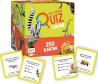 Vorderes Coverbild Kartenbox: Das große Quiz – Tiere