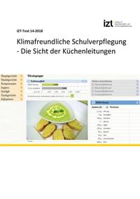 Vorderes Coverbild Klimafreundliche Schulverpflegung - Die Sicht der Küchenleitungen