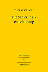 Vorderes Coverbild Die Sanierungsentscheidung