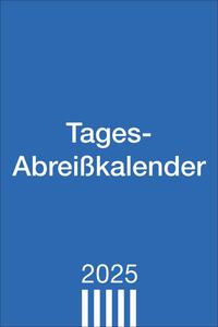 Vorderes Coverbild Tagesabreißkalender groß 2025