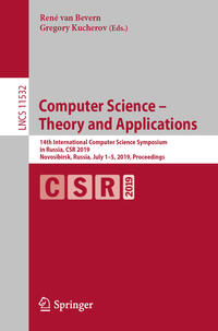 Vorderes Coverbild Computer Science – Theory and Applications