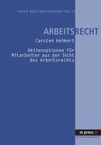 Vorderes Coverbild Aktienoptionen für Mitarbeiter aus der Sicht des Arbeitsrechts