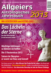 Vorderes Coverbild Allgeiers Astrologisches Jahresbuch 2013