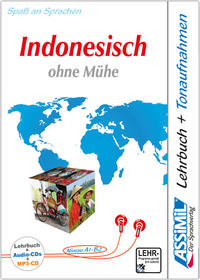 Vorderes Coverbild ASSiMiL Indonesisch ohne Mühe - Audio-Plus-Sprachkurs - Niveau A1-B2