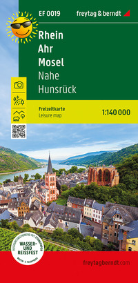 Vorderes Coverbild Rhein - Ahr - Mosel, Freizeitkarte 1:140.000, freytag & berndt