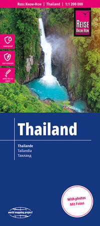 Vorderes Coverbild Reise Know-How Landkarte Thailand (1:1.200.000)