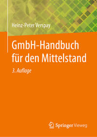 Vorderes Coverbild GmbH-Handbuch für den Mittelstand