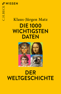 Vorderes Coverbild Die 1000 wichtigsten Daten der Weltgeschichte