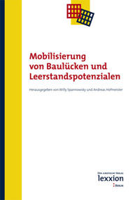 Vorderes Coverbild Mobilisierung von Baulücken und Leerstandspotenzialen