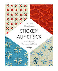 Vorderes Coverbild Sticken auf Strick