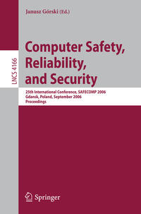 Vorderes Coverbild Computer Safety, Reliability, and Security