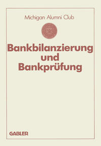 Vorderes Coverbild Bankbilanzierung und Bankprüfung