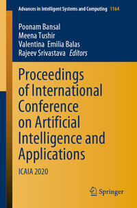 Vorderes Coverbild Proceedings of International Conference on Artificial Intelligence and Applications