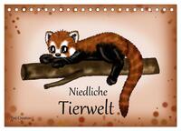 Vorderes Coverbild Niedliche Tierwelt (Tischkalender 2025 DIN A5 quer), CALVENDO Monatskalender
