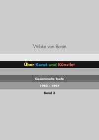 Vorderes Coverbild Über Kunst und Künstler Band 3
