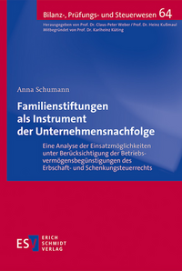 Vorderes Coverbild Familienstiftungen als Instrument der Unternehmensnachfolge