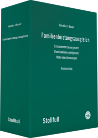 Vorderes Coverbild Familienleistungsausgleich Kommentar