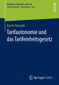 Vorderes Coverbild Tarifautonomie und das Tarifeinheitsgesetz