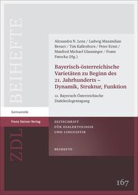 Vorderes Coverbild Bayerisch-österreichische Varietäten zu Beginn des 21. Jahrhunderts – Dynamik, Struktur, Funktion