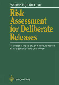 Vorderes Coverbild Risk Assessment for Deliberate Releases