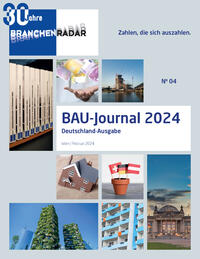Vorderes Coverbild BRANCHENRADAR Bau-Journal 2024