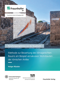 Vorderes Coverbild Methode zur Bewertung des klimagerechten Bauens am Beispiel vernakularer Wohnbauten der römischen Antike