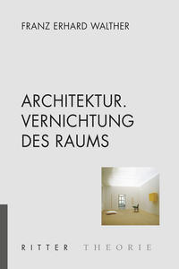 Vorderes Coverbild Architektur. Vernichtung des Raums