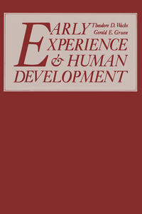 Vorderes Coverbild Early Experience and Human Development