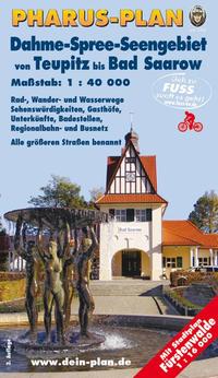 Vorderes Coverbild Pharus-Plan Dahme-Spree-Seengebiet von Teupitz bis Bad Saarow