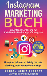Vorderes Coverbild Instagram Marketing Buch