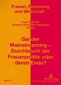 Vorderes Coverbild Gender Mainstreaming – Durchbruch der Frauenpolitik oder deren Ende?