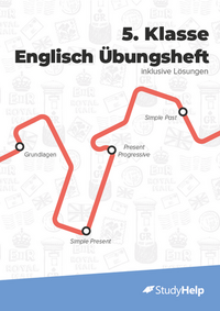 Vorderes Coverbild 5. Klasse Englisch Übungsheft (Workbook)