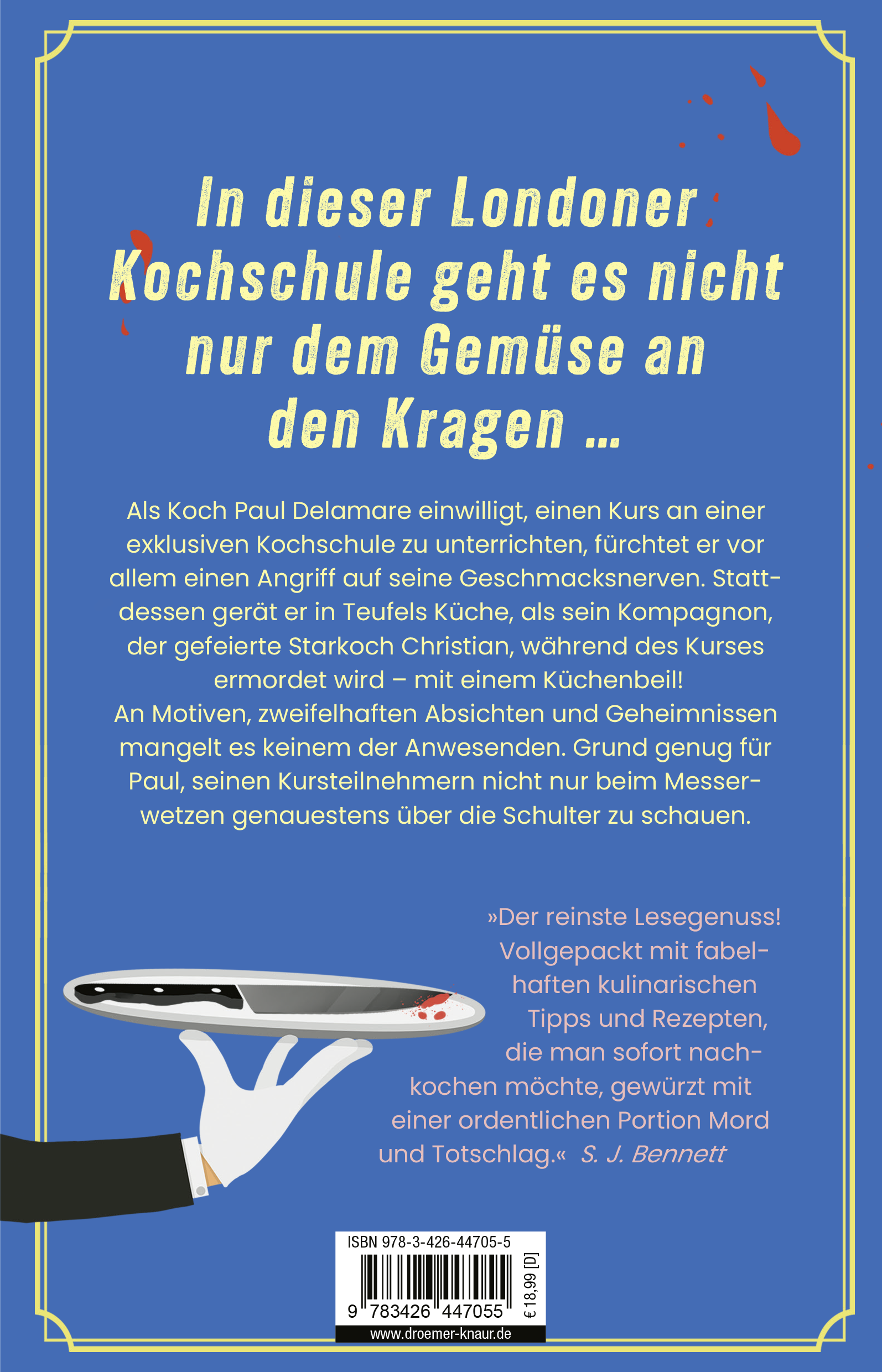 Rückseitencover Mit scharfer Klinge