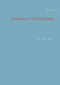 Vorderes Coverbild Tabellenbuch MZ-Motorräder