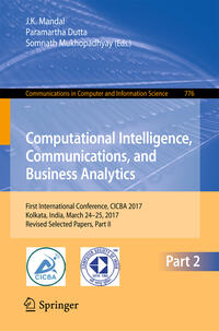 Vorderes Coverbild Computational Intelligence, Communications, and Business Analytics