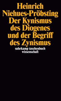 Vorderes Coverbild Der Kynismus des Diogenes und der Begriff des Zynismus
