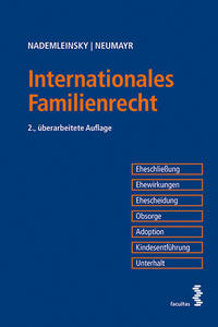 Vorderes Coverbild Internationales Familienrecht