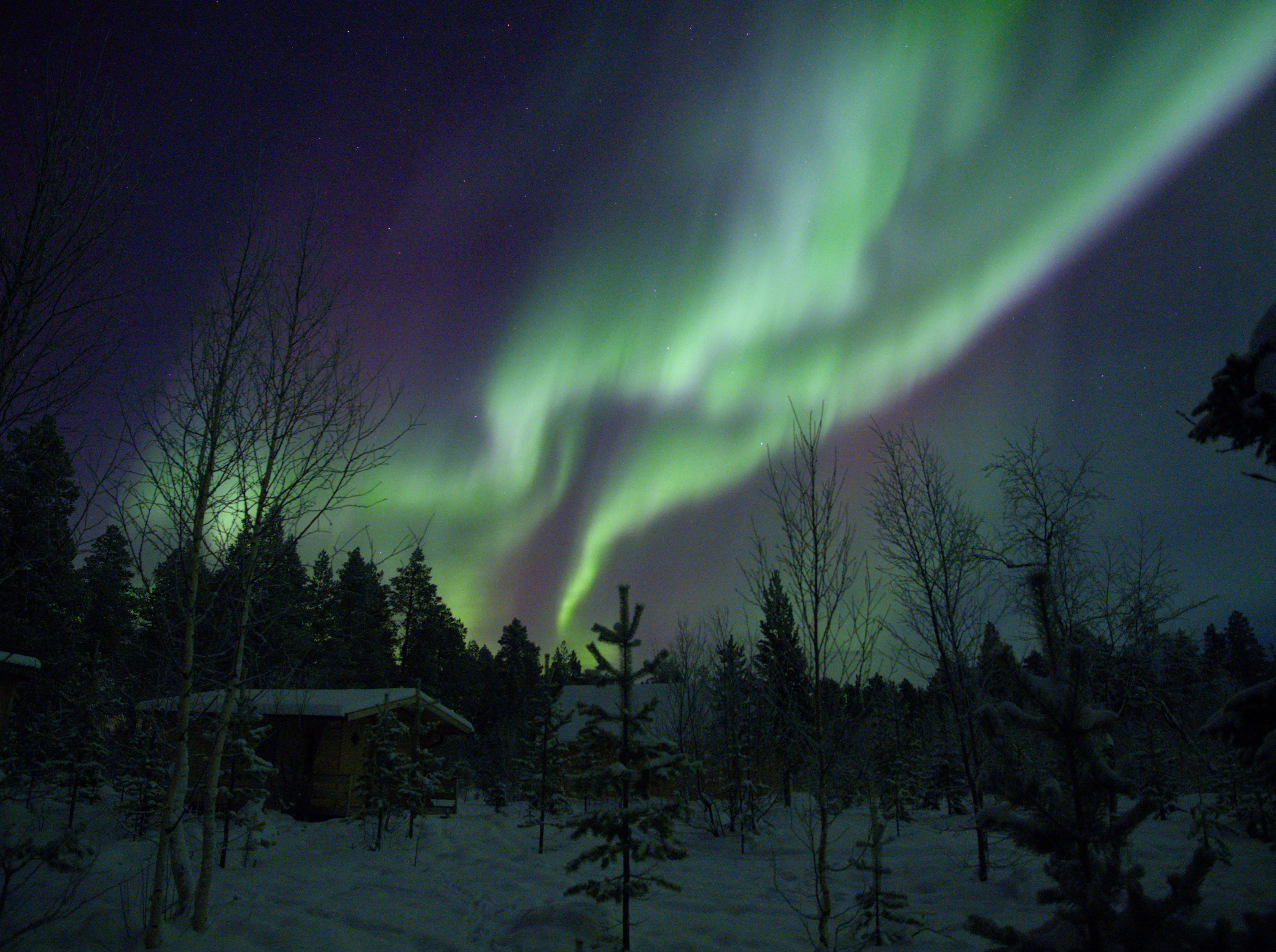 Beispielinhalt (Bild) Weihnachtszeit in Lappland