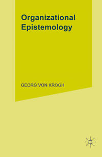 Vorderes Coverbild Organizational Epistemology