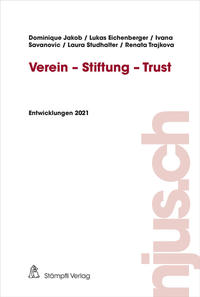 Vorderes Coverbild Verein - Stiftung - Trust