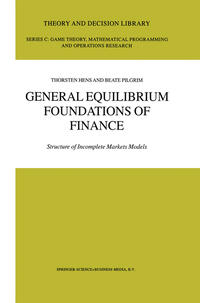 Vorderes Coverbild General Equilibrium Foundations of Finance
