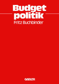 Vorderes Coverbild Budgetpolitik