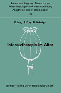 Vorderes Coverbild Intensivtherapie im Alter