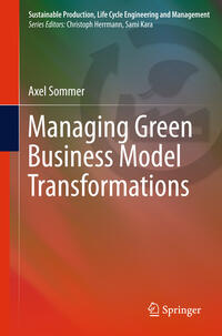 Vorderes Coverbild Managing Green Business Model Transformations