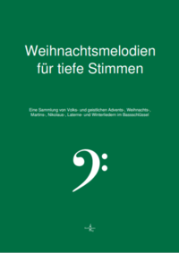 Vorderes Coverbild Weihnachtsmelodien für tiefe Stimmen