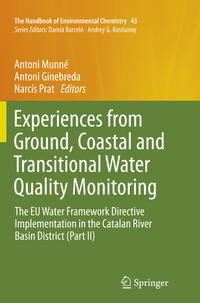 Vorderes Coverbild Experiences from Ground, Coastal and Transitional Water Quality Monitoring